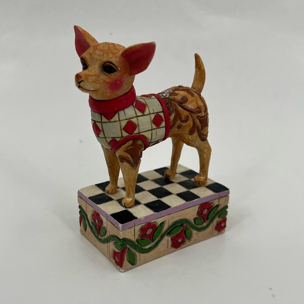 Jim Shore “cheech” chihuahua dog figurine